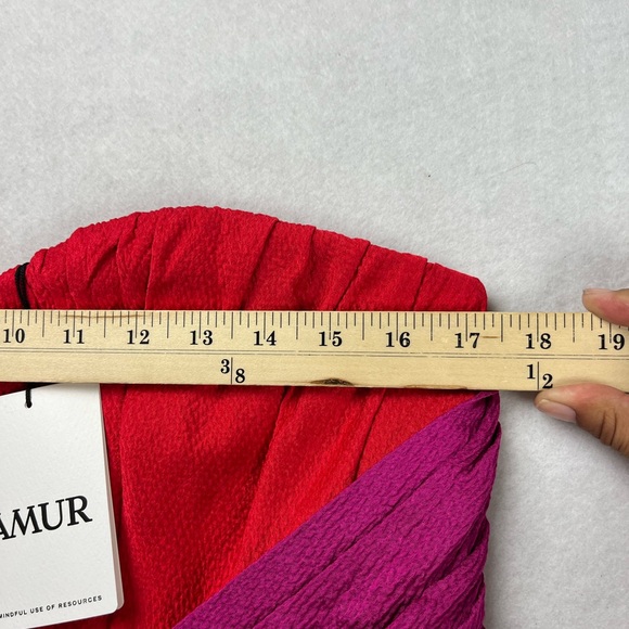 AMUR Matilda Color Block Strapless Bustier Size 10 NWT $348 - Picture 3 of 8